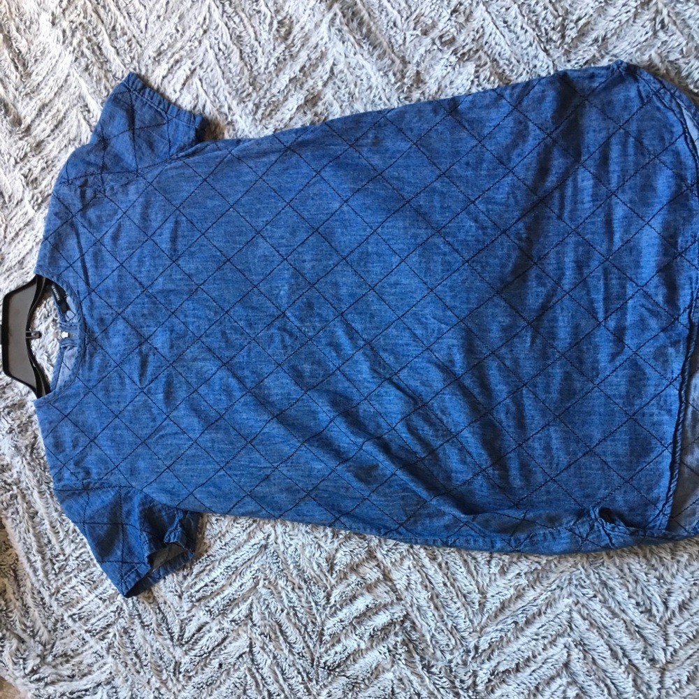 Jean knee length dress